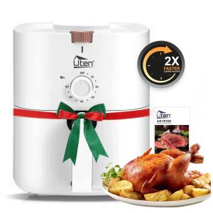 Fritadeira Elétrica AirFryer 4L de Capacidade com Temperatura Ajustável e Temporizador, 1700W 110V, UTEN, Branco