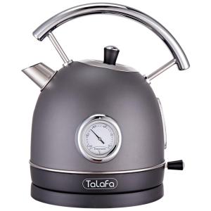 Chaleira Elétrica de 1.7L com Desligamento Automático, Aço Inoxidpavel, 1500W, 110v, TALAFA, Prateado