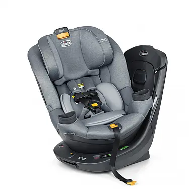 Cadeirinha Chicco Fit360 ClearTex Titânio/Cinza