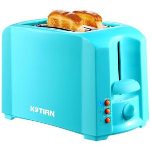 Torradeira Elétrica 2 Fatias com 7 Níveis de Tostagem, Função Cancelar, Descongelar e Bandejas de Migalhas Removíveis, 110V 800W, KOTIAN