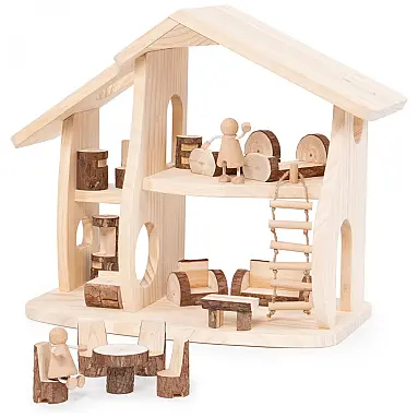 Casa de bonecas infantil de