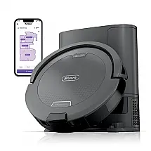 Robô Aspirador Shark Navigator RV2120AE Cinza com Base Auto-Esvazia 60 Dias e Navegação SmartPath