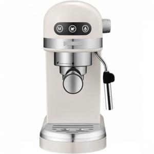 Máquina de Café Expresso Semi Automática 15 Bar com Vaporizador, 220V 1350W, XBROOM, Branca