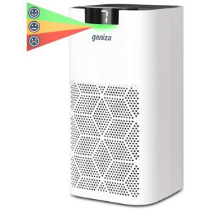 Purificador de Ar com Filtro True HEPA, Display LED e Área de até 110 m2, Ganiza, Branco