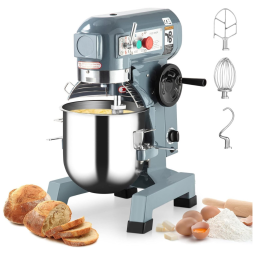 Batedeira Profissional 14L com 3 Velocidades, Tigela em Aço Inoxidável e 3 Acessórios, 110V 600W, CuisinAid, Azul