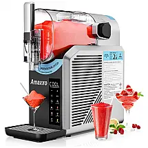 Máquina de Raspadinha para Casa 15-60Min 2,2L Máquina de Slushy sem Gelo Auto-Limpante, Bebidas Congeladas, 7 Programas Pré-Definidos para