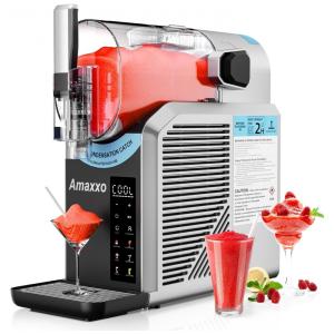 Máquina de Raspadinha para Casa 15-60Min 2,2L Máquina de Slushy sem Gelo Auto-Limpante, Bebidas Congeladas, 7 Programas Pré-Definidos para
