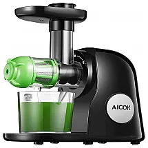 Aicok Centrífuga de Frutas com Motor Silencioso e Reversível, 150W, 110V, Preta