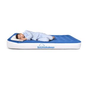 Colchão Inflável SoundAsleep Dream Series Big Kids com Bomba Externa de Alta Velocidade, Ideal para Crianças Grandes em Casa e Acampamento -