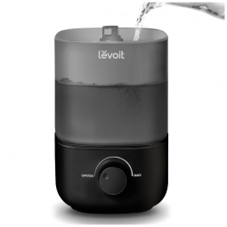 Umidificador Ultrassônico LEVOIT Classic 160 Preto 2,5L Top-Fill Operação Silenciosa Bico Giratório 360° Auto Desligamento 110V