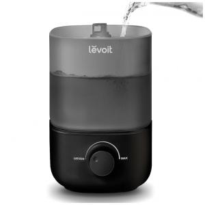 Umidificador Ultrassônico LEVOIT Classic 160 Preto 2,5L Top-Fill Operação Silenciosa Bico Giratório 360° Auto Desligamento 110V