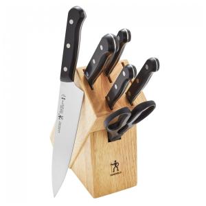 Conjunto de Facas em Aço Inoxidável com Bloco de Bancada, 7 Peças, HENCKELS 17553 407, Preto