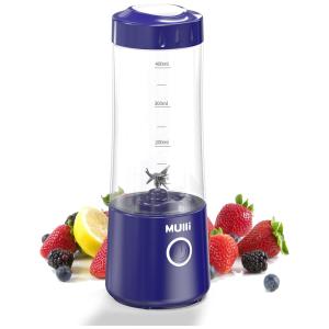 Mulli A5S Mini Liquidificador Portátil 470mL, 150W 110V, Roxo