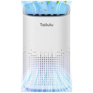 Purificador de Ar com Display LED, Luz Noturna e Área de até 160 m2, Tailulu, Branco