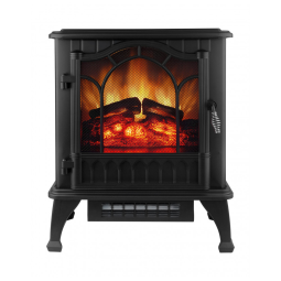 Lareira Elétrica Portátil com Chamas Realista 3D e Proteção Contra Superaquecimento, 110V 1500W, AIRMATE, Preta