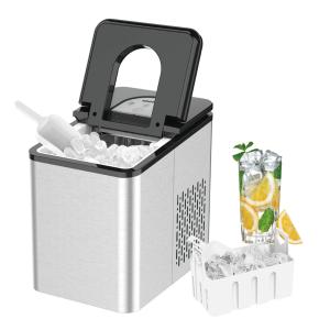 SOOPYK IC1209 Máquina de Gelo Automática Portátil até 29kg, 24H, 110V, Verde