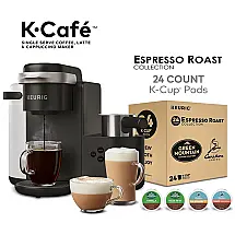 eteira Elétrica Programável K é, 12 Xícaras, 110v, KEURIG K Café, Preto