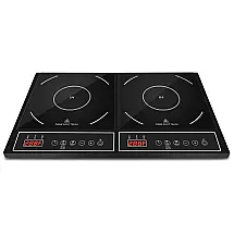 Cooktop Fogão Elétrico de Indução Aço Inoxidável Display Digital Botão de Toque