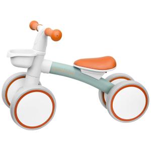 Bicicleta sem Pedal com 4 Rodas para Crianças de 1 a 3 Anos, HUMBLE BEE, Azul