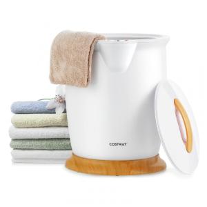 Aquecedor de Toalha Elétrico 20L com Desligamento Automático e Suporte para Fragrâncias, 110V, COSTWAY