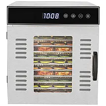 Desidratador de Alimentos com 14 Bandejas em Aço Inoxidável, 110V 1000W, NutriChef