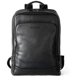 Sharkborough Mochila de Couro Capacidade Extra Preta