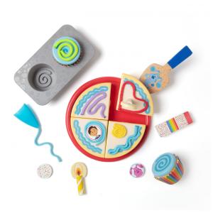 Kit Festa de Aniversario Infantil de Madeira com 38 peças para Crianças Acima de 3 Anos, Melissa & Doug e Blue's Clues & You!