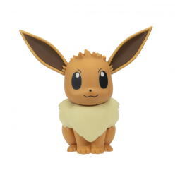 Figura Pokémon Eevee Select Jazwares vinil marrom 20 cm para exposição
