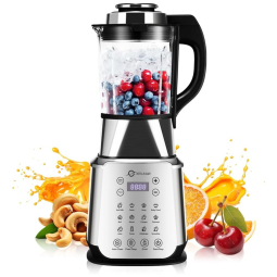 Liquidificador Profissional ASTRALSHIP ASH01S de 1,7 Litros em Aço Inoxidável com Aquecimento e 1200W de Potência