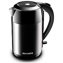 Chaleira Elétrica, Capacidade 1.8 L, Aço Inoxidável, Desligamento Automático, 110v, OUSMIN 140733, Preto