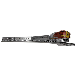 Santa Fe Conjunto de Trem Trenzinho Elétrico, LIONEL 684719, Cinza