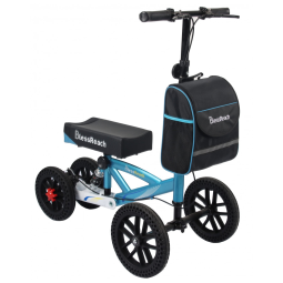 Andador de Joelho Direcionável até 136 kg com Freio a Disco, BlessReach, Azul