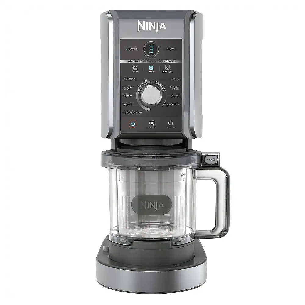 CREAMi Deluxe 10 em 1 Sorveteira e Máquina de Congelados. 10 programas. Sorvete. Sorvete Leve. Sorvete