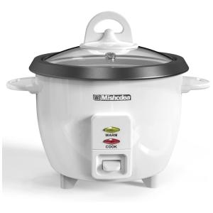 Panela de Arroz Elétrica até 5 Xícaras Cozidas, 110V 400W, Mishcdea, Branca
