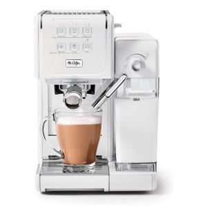 Cafeteira Elétrica Programável Mr. com Vaporizador de Leite, 110v, MR. COFFEE 2168852, Branco