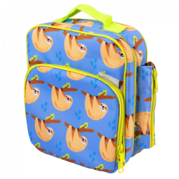 Bicho preguiça Lancheira Infantil com Isolamento, Para 3 Anos ou Mais, BENTOLOGY, Azul