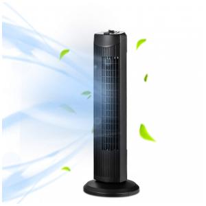 Ventilador de Torre Oscilante com 3 Velocidades, 110V 35W, GOFLAME, Preto