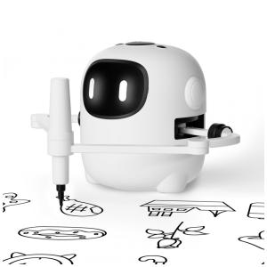 Robô Desenho Interativa para Crianças:Com 150 Cartões,Robô Educacional de Desenho com Interatividade por Voz,Brinquedo de Pintura