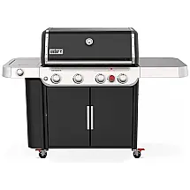 Churrasqueira a Gás com 4 Queimadores e 1 Queimador Lateral, Weber Genesis E 435, Preta