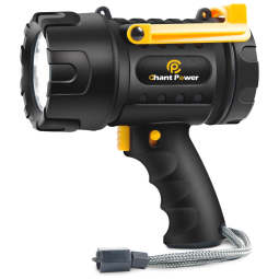 Lanterna 1600LM com USB, á Prova D IPX6, 18W, C P CHANTPOWER CHP337, Preto