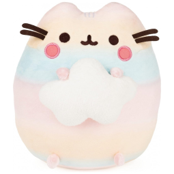 Pelúcia Pusheen Rainbow para Crianças Maiores de 8 Anos, GUND 6061522, Branco