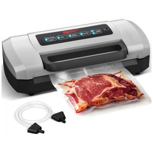 Seladora a Vácuo Automática para Alimentos Secos e Úmidos com Cortador e Sacos de Selagem, 110V, Magic Mill, Prata