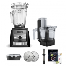 Liquidificador e Processador de Alimentos 1,8L com 10 Velocidades e Lâminas em Aço Inoxidável, 110V 1500W, Vitamix Ascent Series A3300