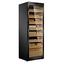Humidor Eletrônico Raching Preto 1.500 Charutos Controle de Clima 240V