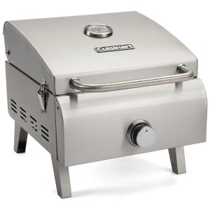 Churrasqueira e Grill a Gás, Profissional de Cozinha, 110v, CUISINART CGG 608, Prateado