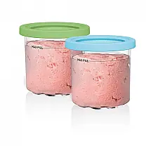 CREAMi Pints 2 Pack. Compatible with NC299. NC300s NC350s Series CREAMi Ice Cream Makers