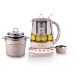 Chaleira Elétrica 1,5 Litros 9 em 1 com Panela de Fermentação Programável, BUYDEEM K2693, 110V 1000W, Rosa