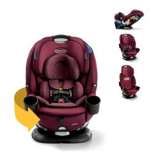 Cadeirinha de Carro Conversível Graco Turn2Me 3 em 1, London - Única com Rotação, Instalação Rápida e Estrutura Reforçada em Aço