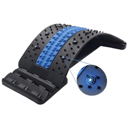 Baou Larres Massageador, Placa para Lombar com 4 Níveis de Ajuste, Preto