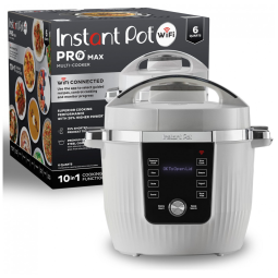 Panela de Arroz Instant Pot PRO Max Wi-Fi 10 em 1, Panela de Pressão, Lenta, Refoga, Vapor, Aquecer, Arroz, Iogurte, Sous Vide, Assar